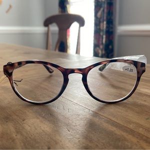 Anya Multifocal Reader +1.25, Tan/Tortoise, NWT
